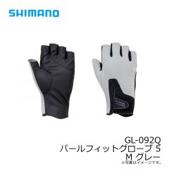 シマノ　GL-092Q パールフィットグローブ 5 M グレー