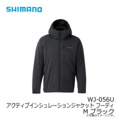 シマノ　WJ-056U アクティブインシュレーションジャケット フーディ M ブラック