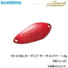 シマノ　TR-218Q カーディフ サーチスイマー 1.8g　06S レッド