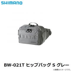 シマノ　BW-021T ヒップバッグ S グレー