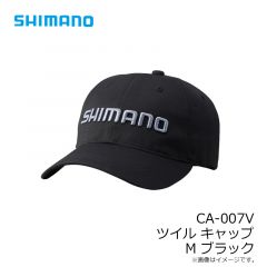 シマノ　CA-007V ツイルキャップ M ブラック