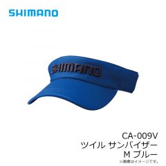 シマノ　CA-009V ツイルサンバイザー M ブルー