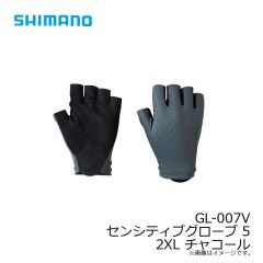 シマノ　GL-007V センシティブグローブ 5 2XL チャコール
