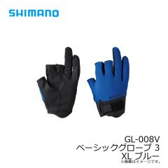 GL-008V ベーシックグローブ 3 M ブラック
