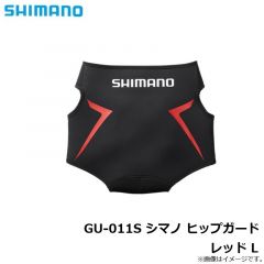 シマノ　GU-011S シマノ ヒップガード レッド L