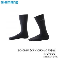 シマノ　SC-001V シマノ CRソックス中丸 S ブラック