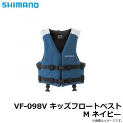 シマノ　VF-098V キッズフロートベスト M ネイビー