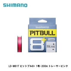 シマノ　LD-M61T ピットブル8+ 200m 1号 トレーサーピンク