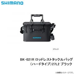 シマノ　BK-021R ロッドレストタックルバッグ 27L2 ブラック