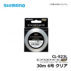 シマノ（Shimano）　CL-S23L　エクスセンスリーダーEXフロロ　30m　6号　クリア
