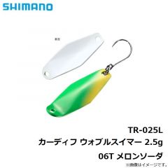 TR-015L カーディフ ウォブルスイマー 1.5g　21T ストロベリーペレット
