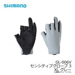 シマノ　GL-006V センシティブグローブ 3 XL グレー
