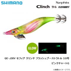 QE-J30V セフィア クリンチ フラッシュブーストラトル 3.0号 012 ピンクチャートG
