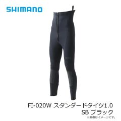 シマノ　FI-020W スタンダードタイツ1.0 SB ブラック