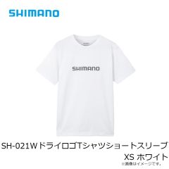 シマノ　SH-021W ドライロゴTシャツショートスリーブ XS ホワイト