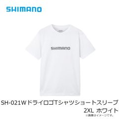 シマノ　SH-021W ドライロゴTシャツショートスリーブ XS ホワイト