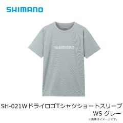 シマノ　SH-021W ドライロゴTシャツショートスリーブ XS ホワイト