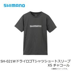 シマノ　SH-021W ドライロゴTシャツショートスリーブ XS チャコール