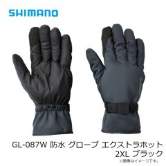 シマノ　GL-087W 防水 グローブ エクストラホット 2XL ブラック