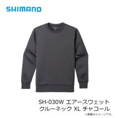 シマノ　SH-030W エアースウェット クルーネック XL チャコール