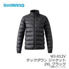 シマノ　WJ-012V テックダウン ジャケット 2XL ブラック