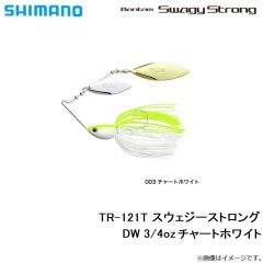 シマノ　TR-121T スウェジーストロングDW 3/4oz チャートホワイト