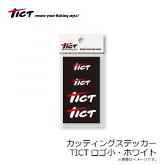 TICT(ティクト)　カッティングステッカー　TICTロゴ中　約10×4.5cm