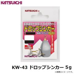 KW-43 ドロップシンカー 5g
