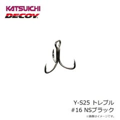 カツイチ　Y-S25 トレブル #16 NSブラック