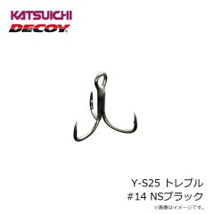 カツイチ　Y-S25 トレブル #14 NSブラック