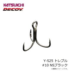 カツイチ　Y-S25 トレブル #10 NSブラック