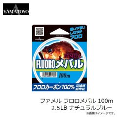 山豊テグス　ファメル フロロメバル 100m 2LB ナチュラルブルー