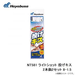 ハヤブサ  NT581 ライトショット 投げキス 2本鈎2セット 8-1.5