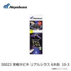 ハヤブサ　SS023 実戦サビキ リアルシラス 6本鈎 10-3