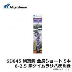 ハヤブサ　SD782 チダイ五目 胴突3本鈎2セット 4-4