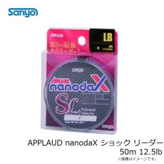 サンヨーナイロン　APPLAUD nanodaX ショック リーダー 50m 12.5lb