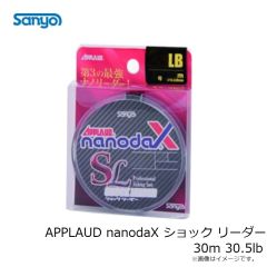 サンヨーナイロン　APPLAUD nanodaX ショック リーダー 30m 30.5lb