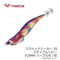 バレーヒル　スクイッドシーカー 35 ミディアムヘビー #25MH パープル杉/虹