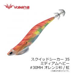 バレーヒル　スクイッドシーカー 35 ミディアムヘビー #30MH オレンジ杉/虹