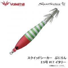 バレーヒル　SSPN2.5-01 スクイッドシーカー プニリン 2.5号 #01 レッド/ホワイト
