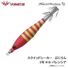 バレーヒル　SSPN2.5-01 スクイッドシーカー プニリン 2.5号 #01 レッド/ホワイト