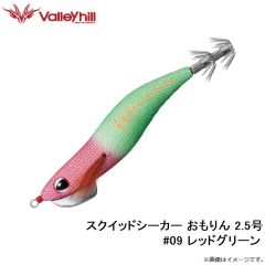 バレーヒル　SSOM-#09 スクイッドシーカー おもりん 2.5号 #09 レッドグリーン