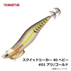 バレーヒル　スクイッドシーカー 40 ヘビー #01 アジ/ゴールド
