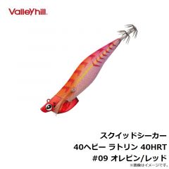バレーヒル　スクイッドシーカー 40ヘビー ラトリン 40HRT #09 オレピン/レッド