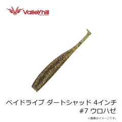 バレーヒル　ベイドライブ ダートシャッド 4インチ #7 ウロハゼ
