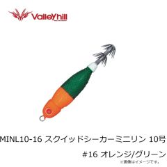 バレーヒル　MINL10-01 スクイッドシーカーミニリン 10号 #01 レッド/ホワイト