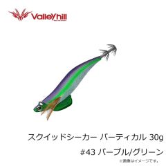 バレーヒル　スクイッドシーカー バーティカル 30g #43 パープル/グリーン