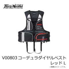 釣武者　F24737 ダブルホルダーII レッド/ホワイト