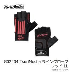 釣武者　G02204 TsuriMusha ライングローブ レッド LL