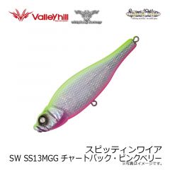 ウィップラッシュ　スピッティンワイア SW SS13MGG チャートバック・ピンクベリー